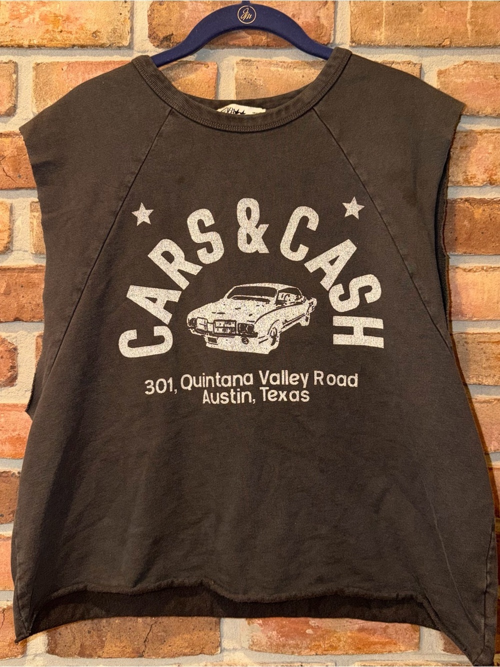 Men’s Zara Muscle Tank “Cars and Cash” Size Medium